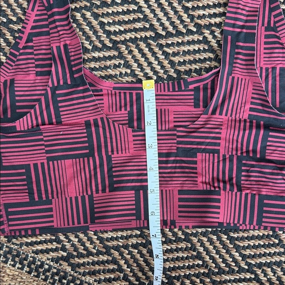 MeUndies Pink and Black Patterned Bra XL - Picture 4 of 5